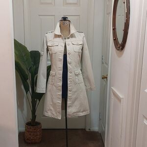 Tommy Hilfiger Cream Utility Jacket